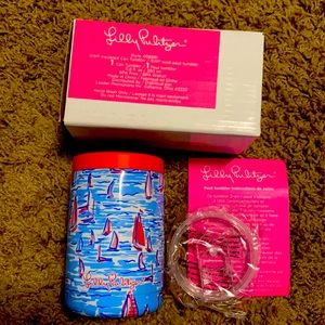 Lilly Pulitzer insulated can tumbler